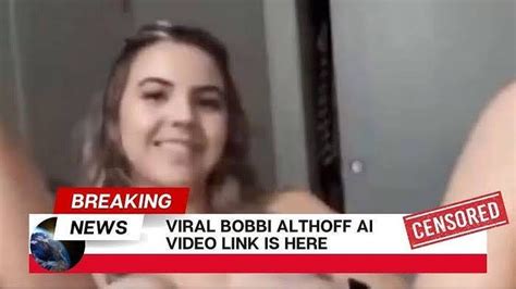 bobbi althoff.leaks|Bobbi Althoff Leaked Video